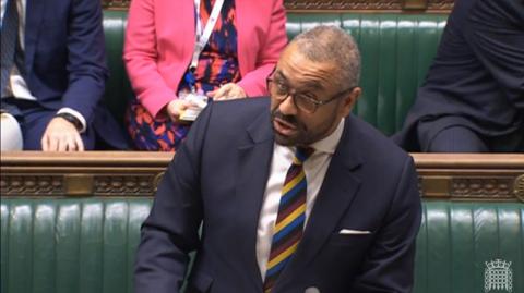 Rt Hon James Cleverly MP speaking in the House of Commons