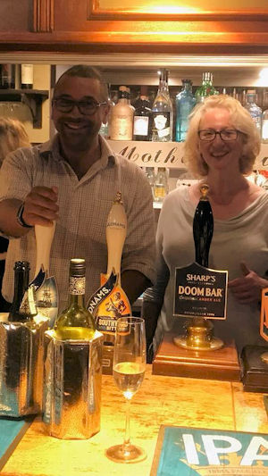 James Cleverly at The Finchingfield Lion