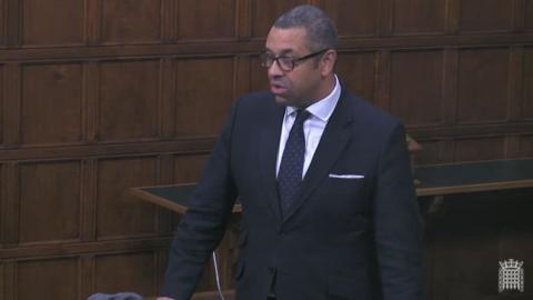 James Cleverly MP speaking in Westminster Hall, Dec 2020